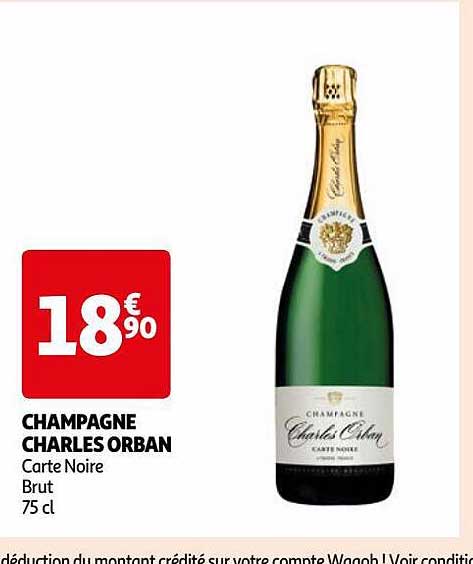 Champagne Charles Orban Carte Noire Brut