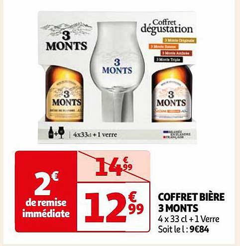coffret bière 3 monts