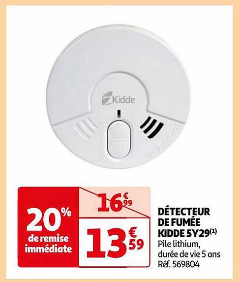 détecteur de fumée kidde 5y29