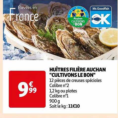 huîtres filière auchan "cultivons le bon"