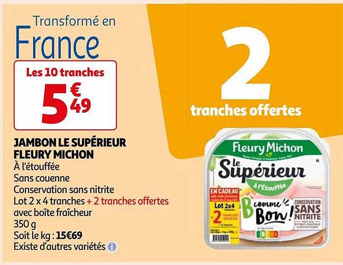 jambon le supérieur fleury michon