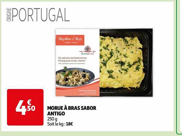 morue à bras sabor antigo