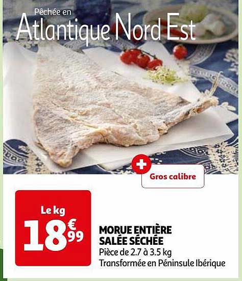 Morue Entière Salée Séchée