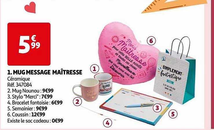 Mug Message Maîtresse