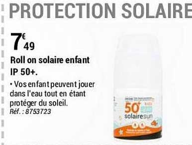 roll on solaire enfant ip 50+