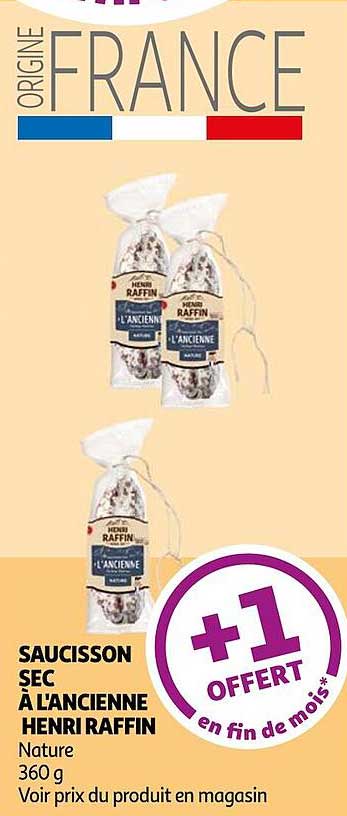saucisson sec à l'ancienne henri raffin