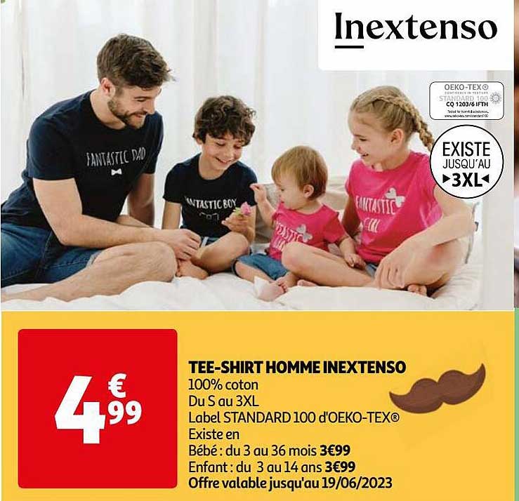 tee-shirt homme inextenso