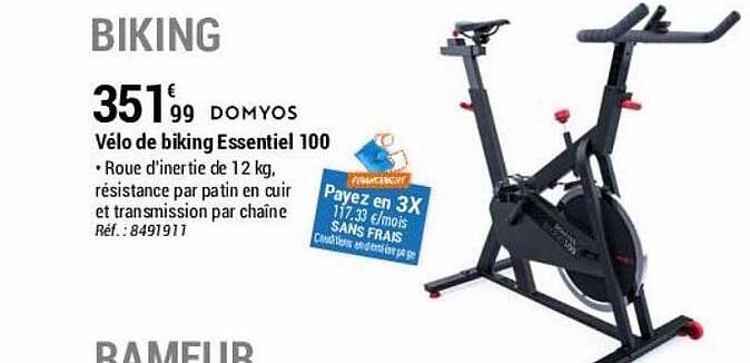 Vélo De Biking Essentiel 100 Domyos