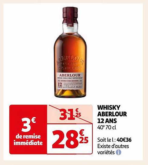 whisky aberlour 12 ans