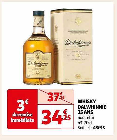 whisky dalwhinnie 15 ans