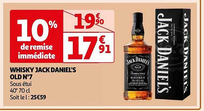 whisky jack daniel's old n°7