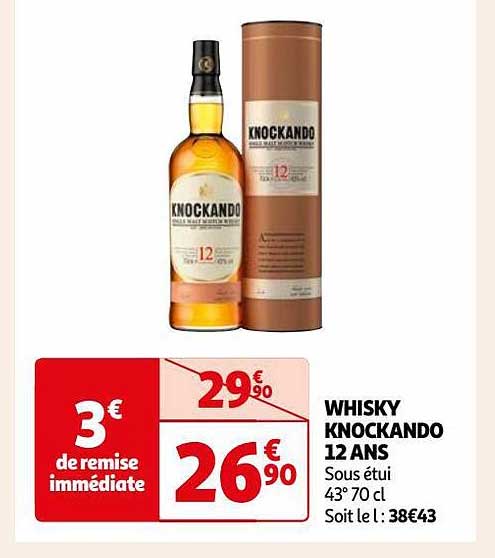 whisky knockando 12 ans