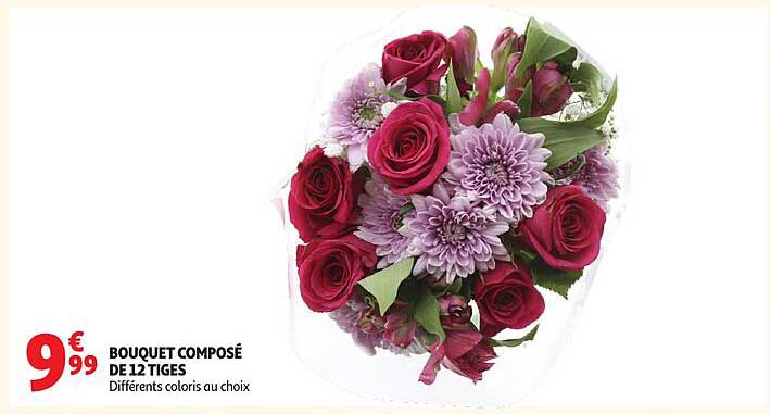 BOUQUET COMPOSÉ DE 12 TIGES