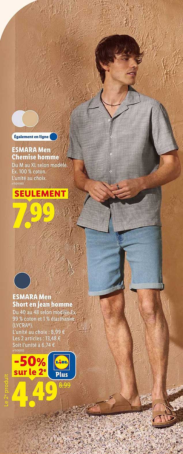 ESMARA Men Chemise homme