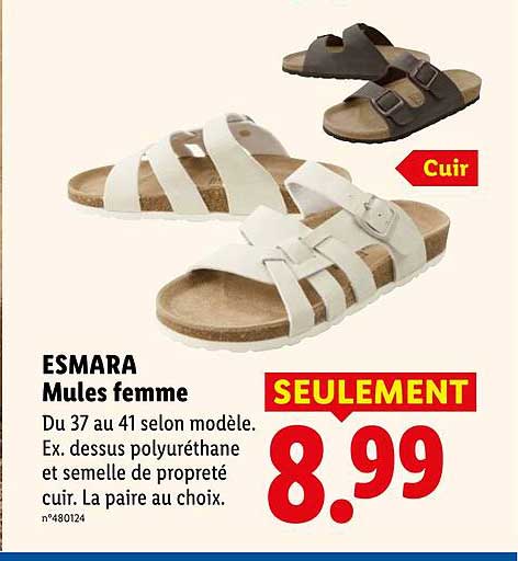 ESMARA Mules femme