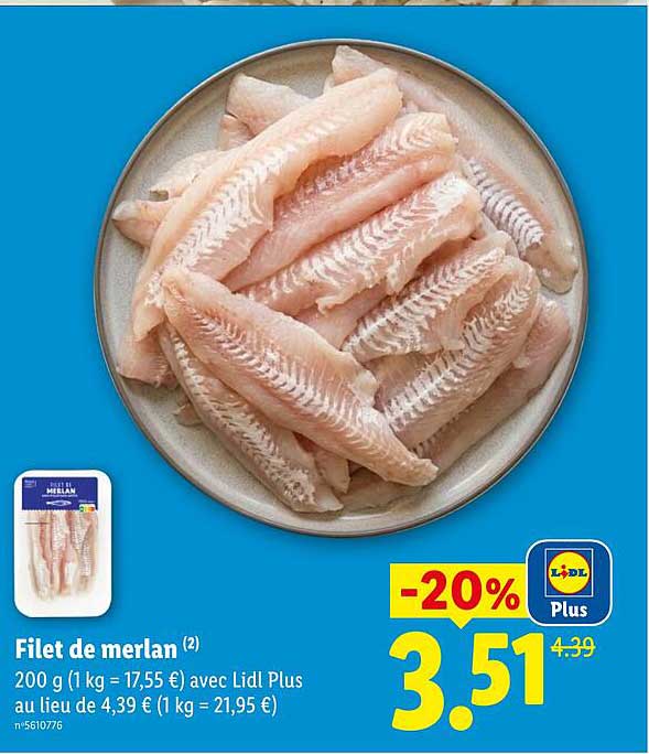 Filet de merlan