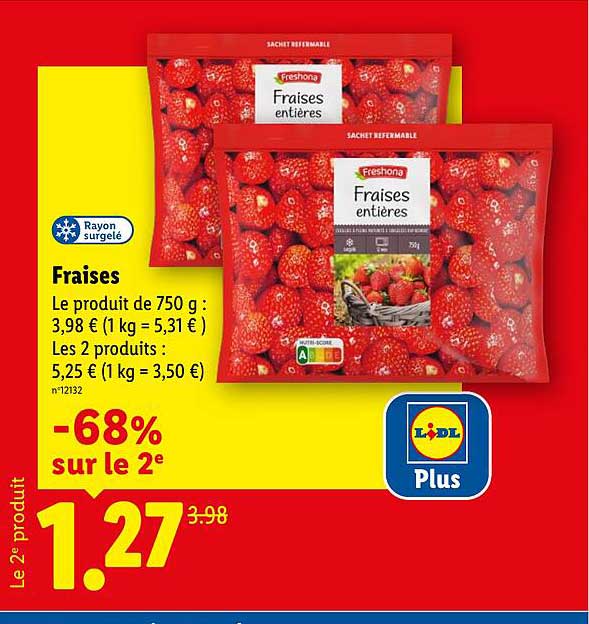 Fraisas entières