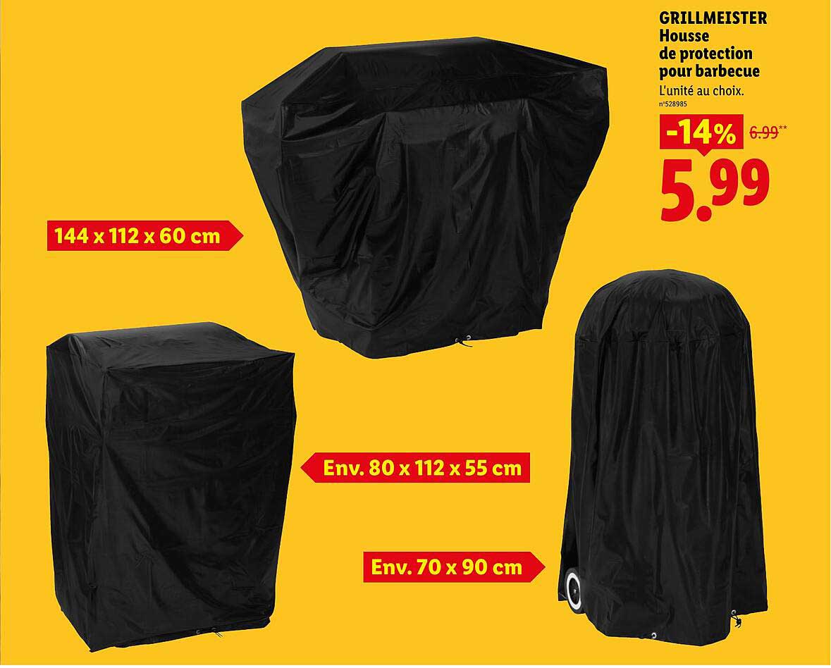 GRILLMEISTER Housse de protection pour barbecue