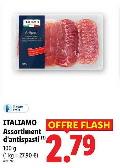 ITALIAMO Assortiment d'antipasti
