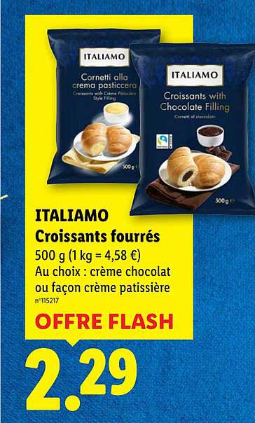 ITALIAMO Croissants fourrés