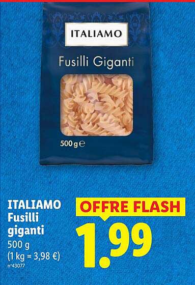 ITALIAMO Fusilli giganti