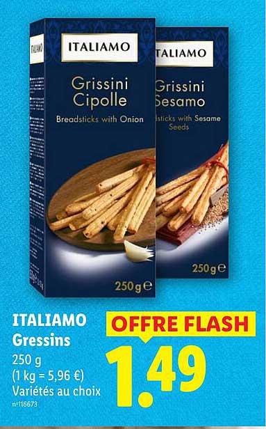 ITALIAMO Grissini Cipolle