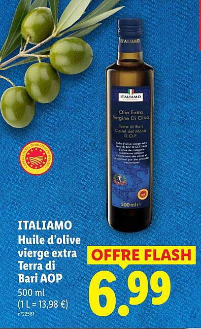 ITALIAMO Huile d’olive vierge extra Terra di Bari AOP