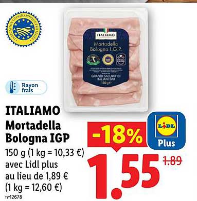 ITALIAMO Mortadella Bologna IGP