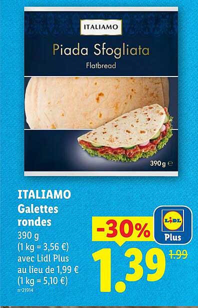 ITALIAMO Piadda Sfogliata