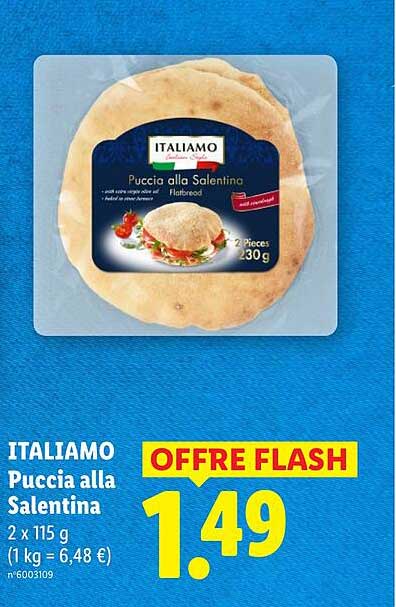 ITALIAMO Puccia alla Salentina