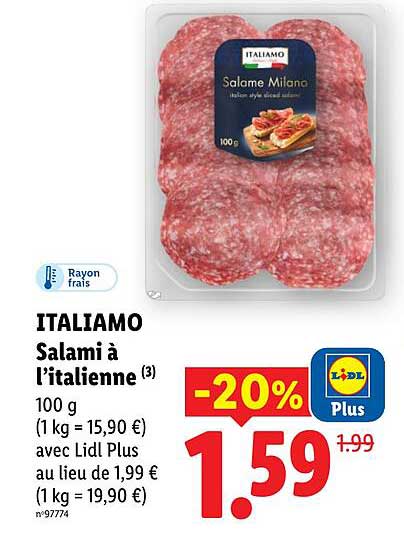 ITALIAMO Salami à l'italienne