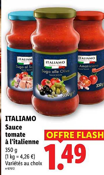 ITALIAMO Sauce tomatе à l’italienne