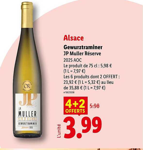 JP Muller Réserve