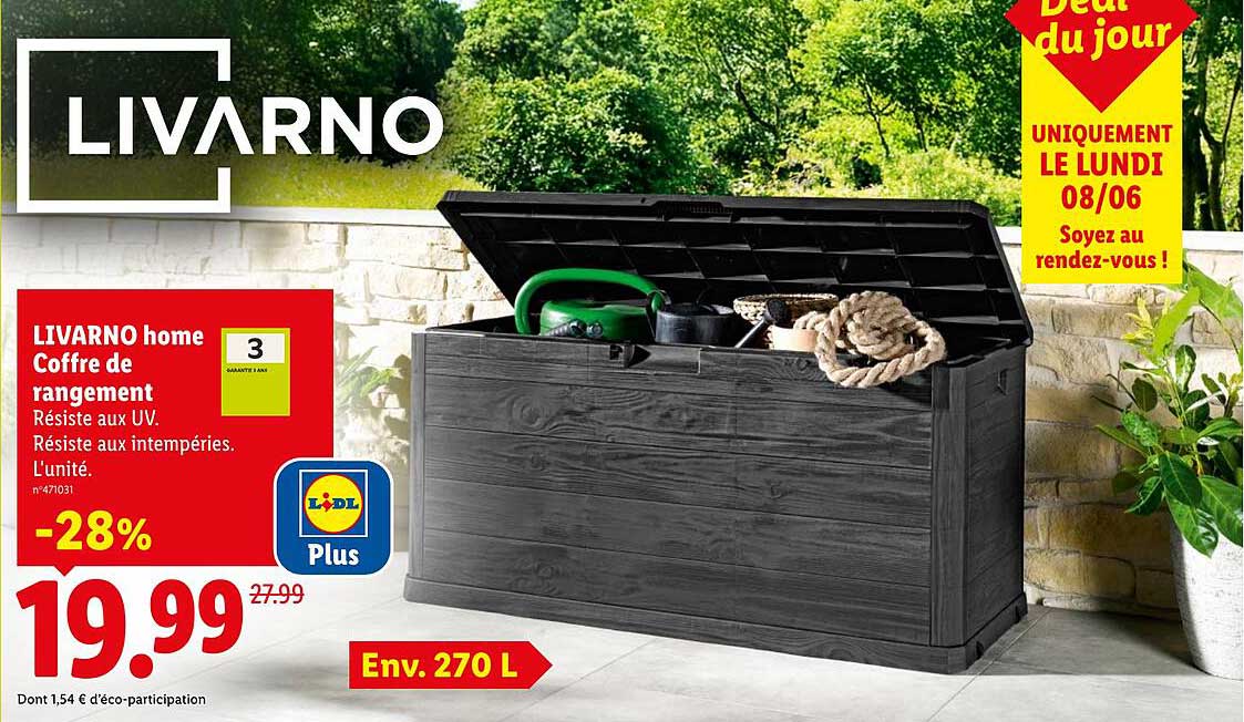 LIVARNO home Coffre de rangement