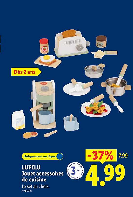 LUPILU Jouet accessoires de cuisine