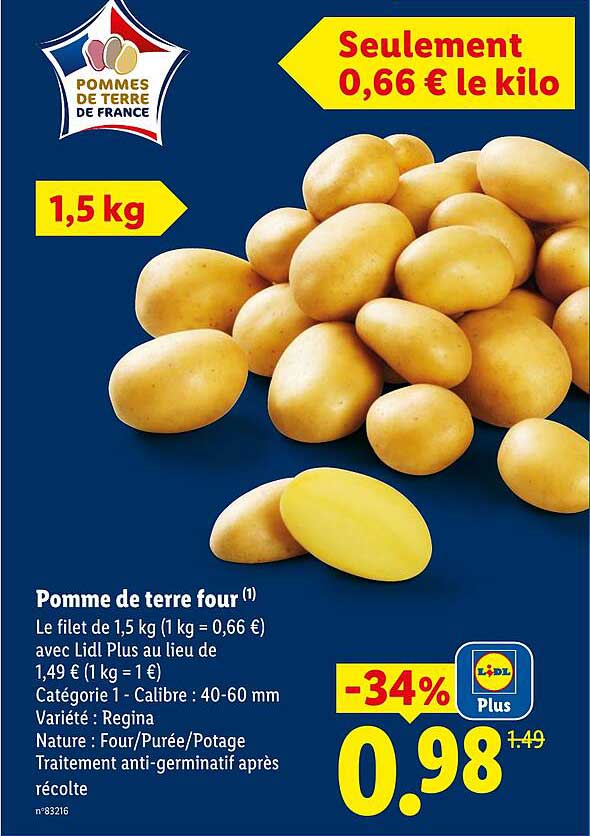 Pomme de terre four