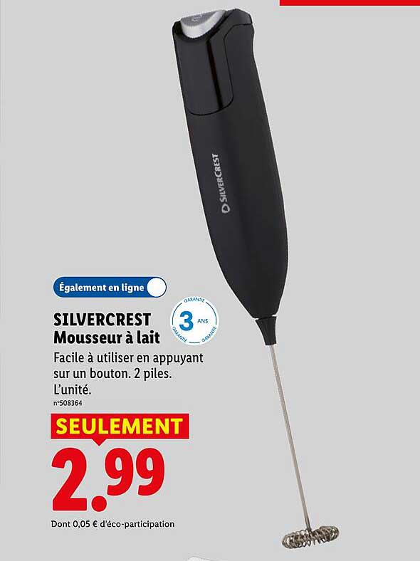 SILVERCREST Mousseur à lait