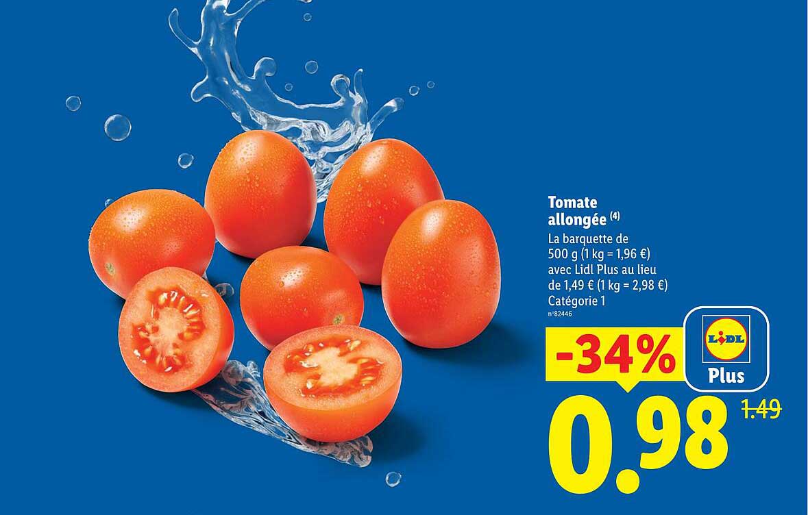 Tomate allongée