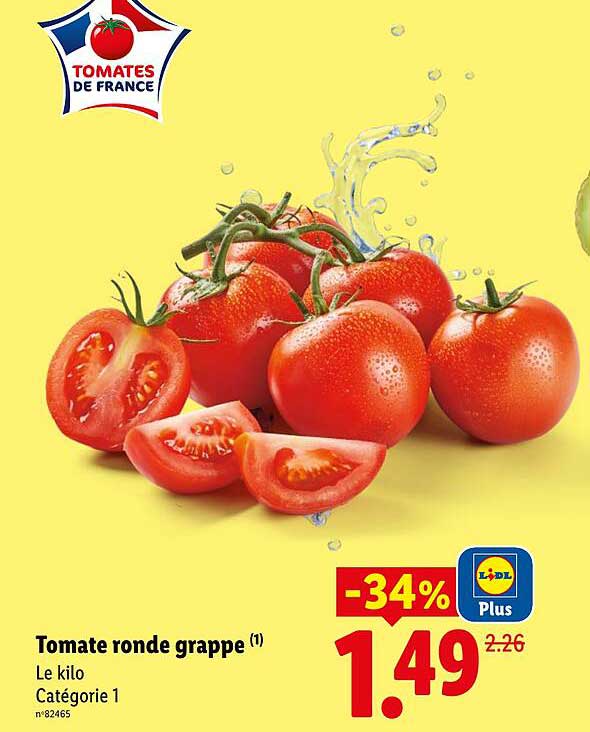 Tomate ronde grappe
