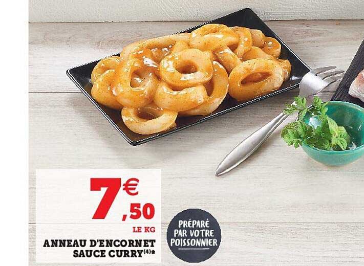 anneau d'encornet sauce curry