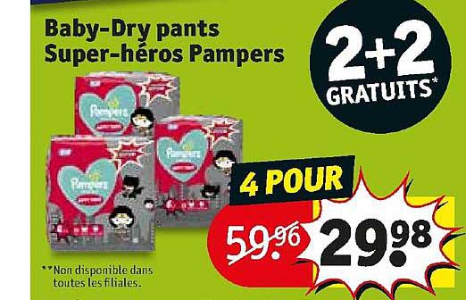 baby-dry pants super-héros pampers