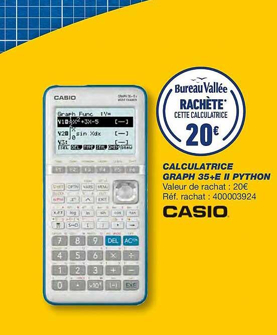 calculatrice graph 35+e ii python casio