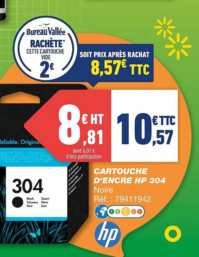 cartouche d'encre hp 304
