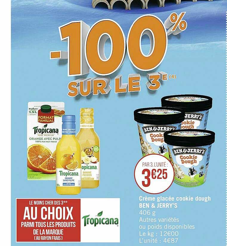 crème glacée cookie dough ben & jerry's