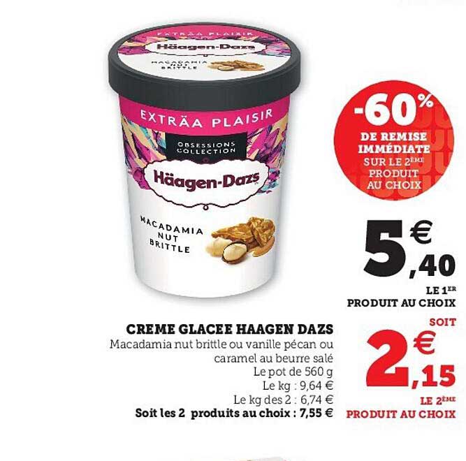 crème glacée häagen dazs