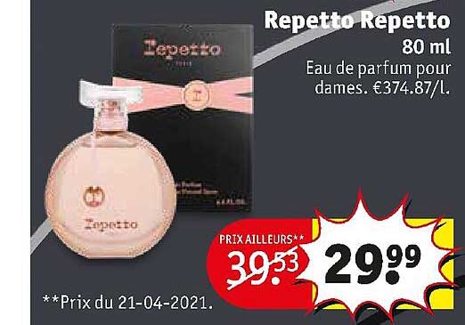 eau de parfum pour dames repetto repetto