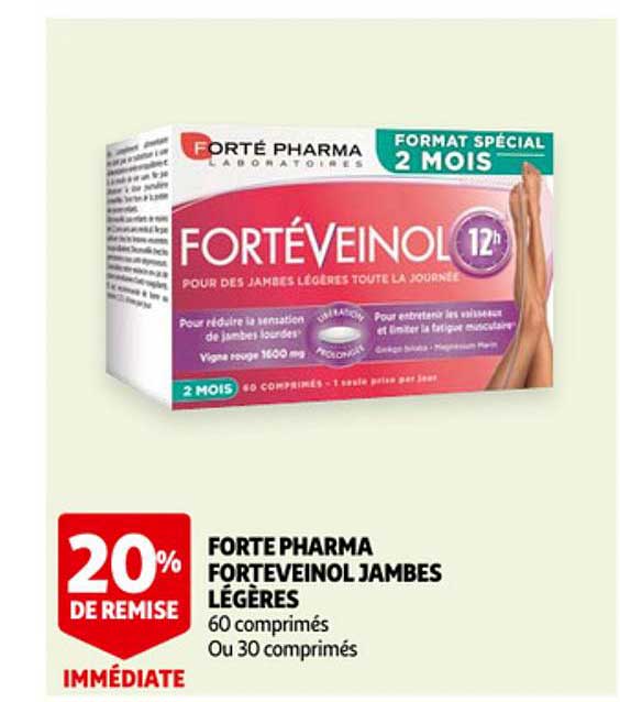 forté pharma forteveinol jambes légères