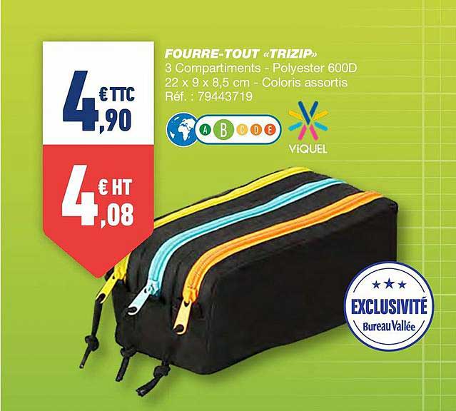 fourre-tout «trizip» viquel