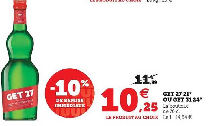 get 27 21° ou get 31 24°