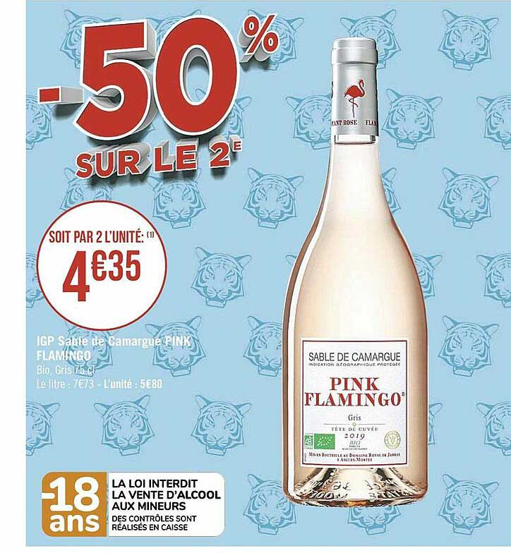 igp sable de camargue pink flamingo